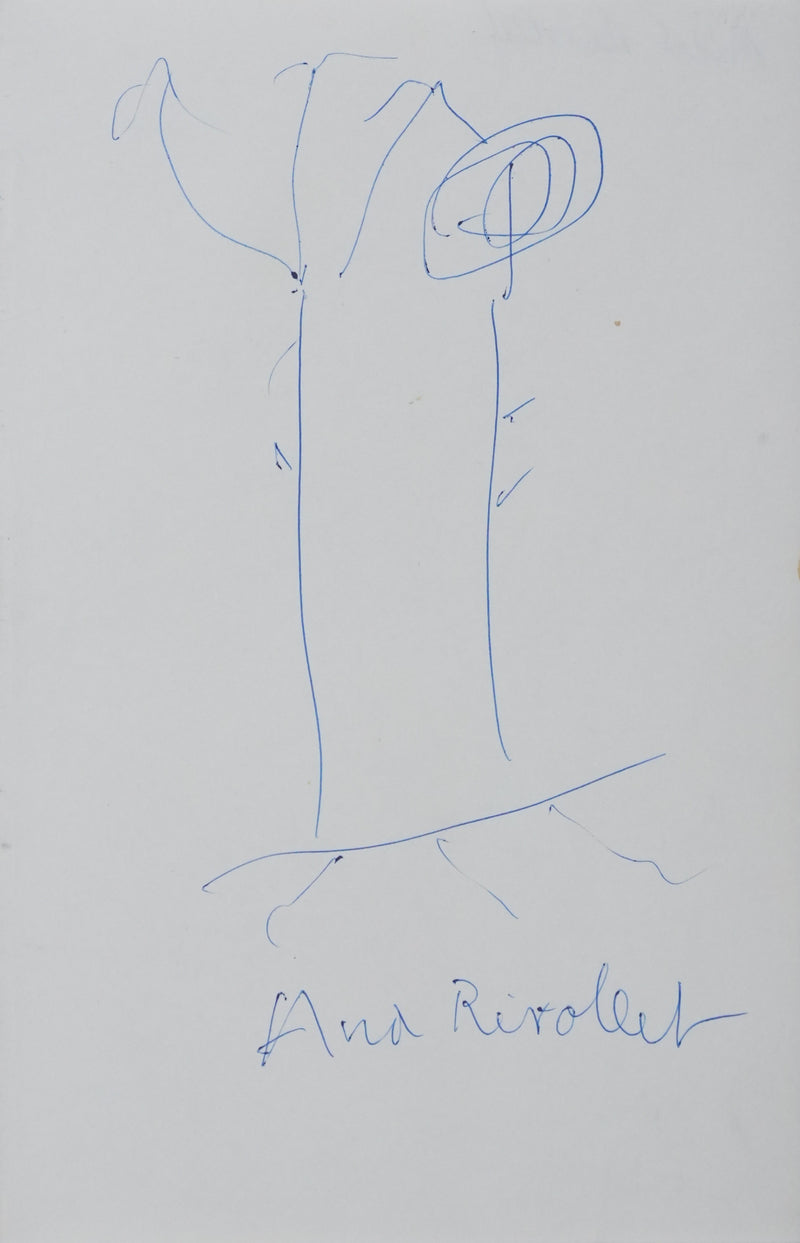 Autographe original de André RIVOLLET (vue générale) - Crédit photo : Galerie Art.Paris