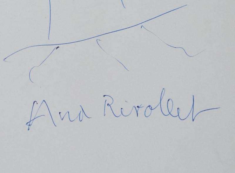 Autographe original de André RIVOLLET (photo de détail 2) - Crédit photo : Galerie Art.Paris