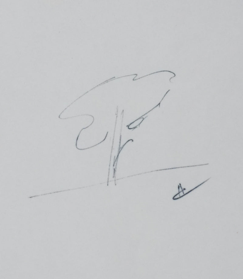 Autographe original de Roland AUGUET (vue générale) - Crédit photo : Galerie Art.Paris