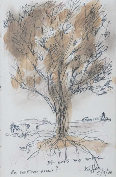 Charles KIFFER :, Dessin original (vue générale) - Crédit photo : Galerie Art.Paris