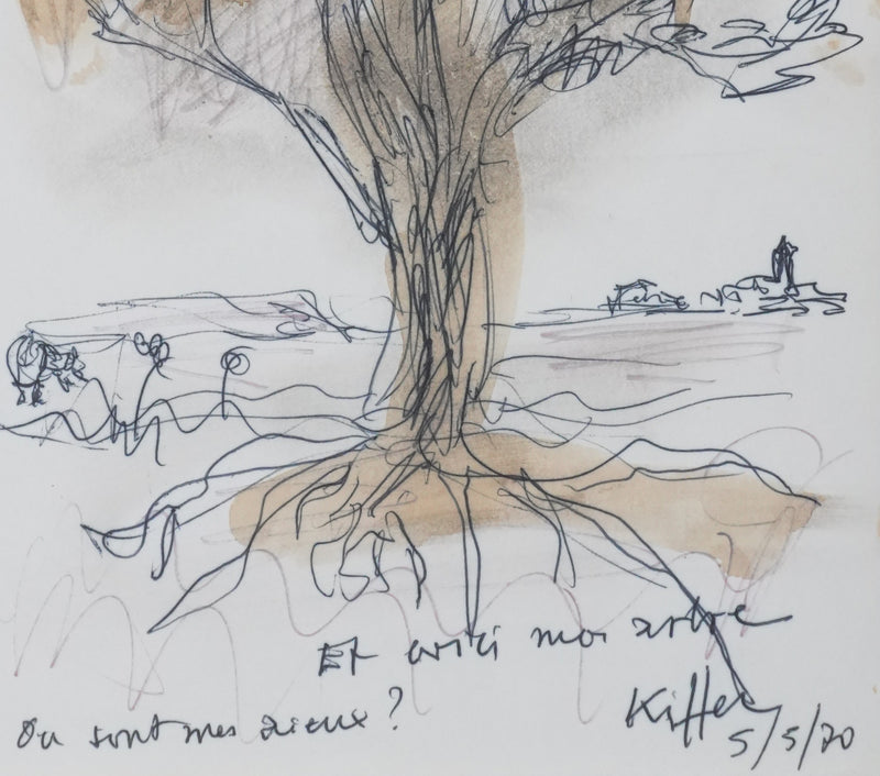 Charles KIFFER :, Dessin original (photo de détail 5) - Crédit photo : Galerie Art.Paris