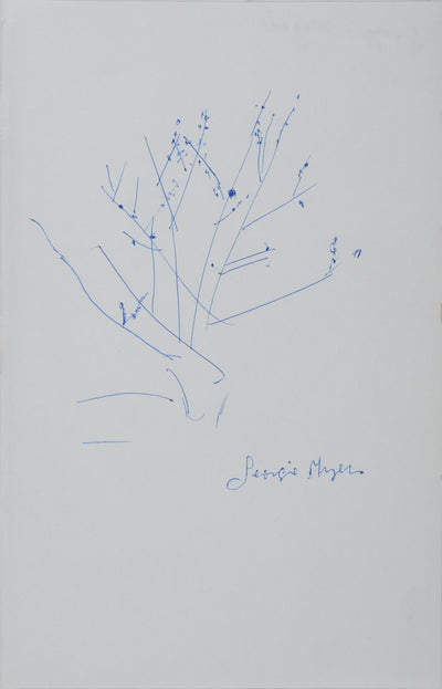 Autographe original de George MYERS (vue générale) - Crédit photo : Galerie Art.Paris