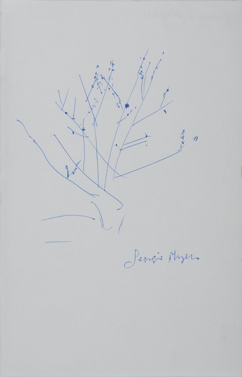 Autographe original de George MYERS (vue générale) - Crédit photo : Galerie Art.Paris