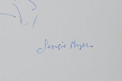 Autographe original de George MYERS (photo de détail 3) - Crédit photo : Galerie Art.Paris