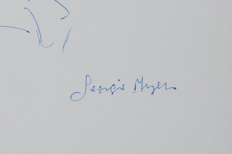 Autographe original de George MYERS (photo de détail 3) - Crédit photo : Galerie Art.Paris