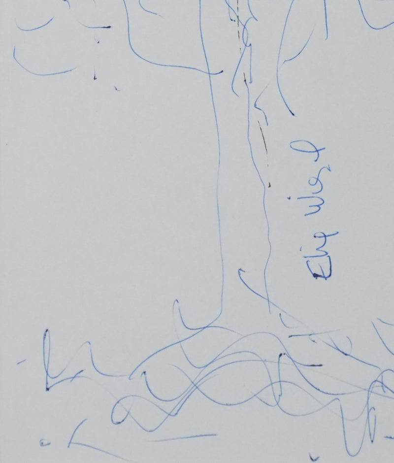 Autographe original de Elie WIESEL (photo de détail 4) - Crédit photo : Galerie Art.Paris