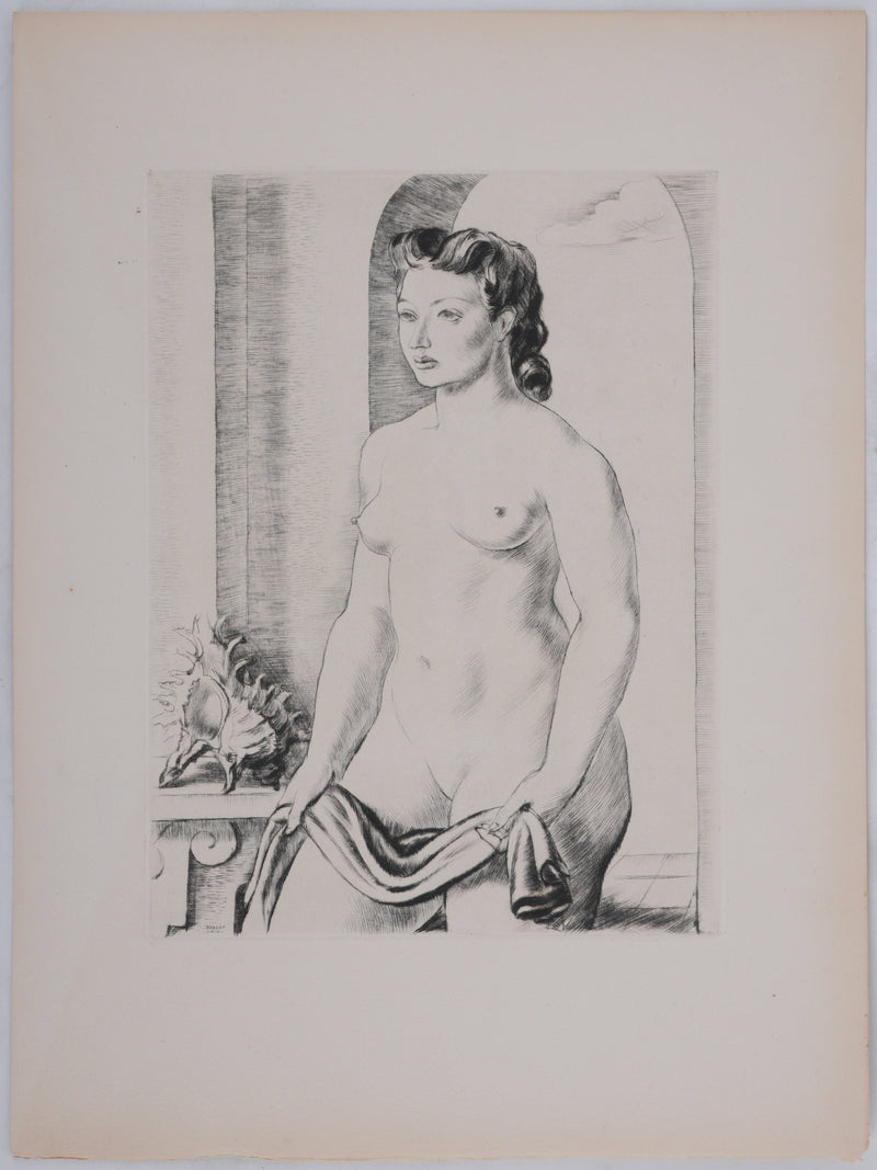 Robert CAMI : Nu, Gravure originale signée