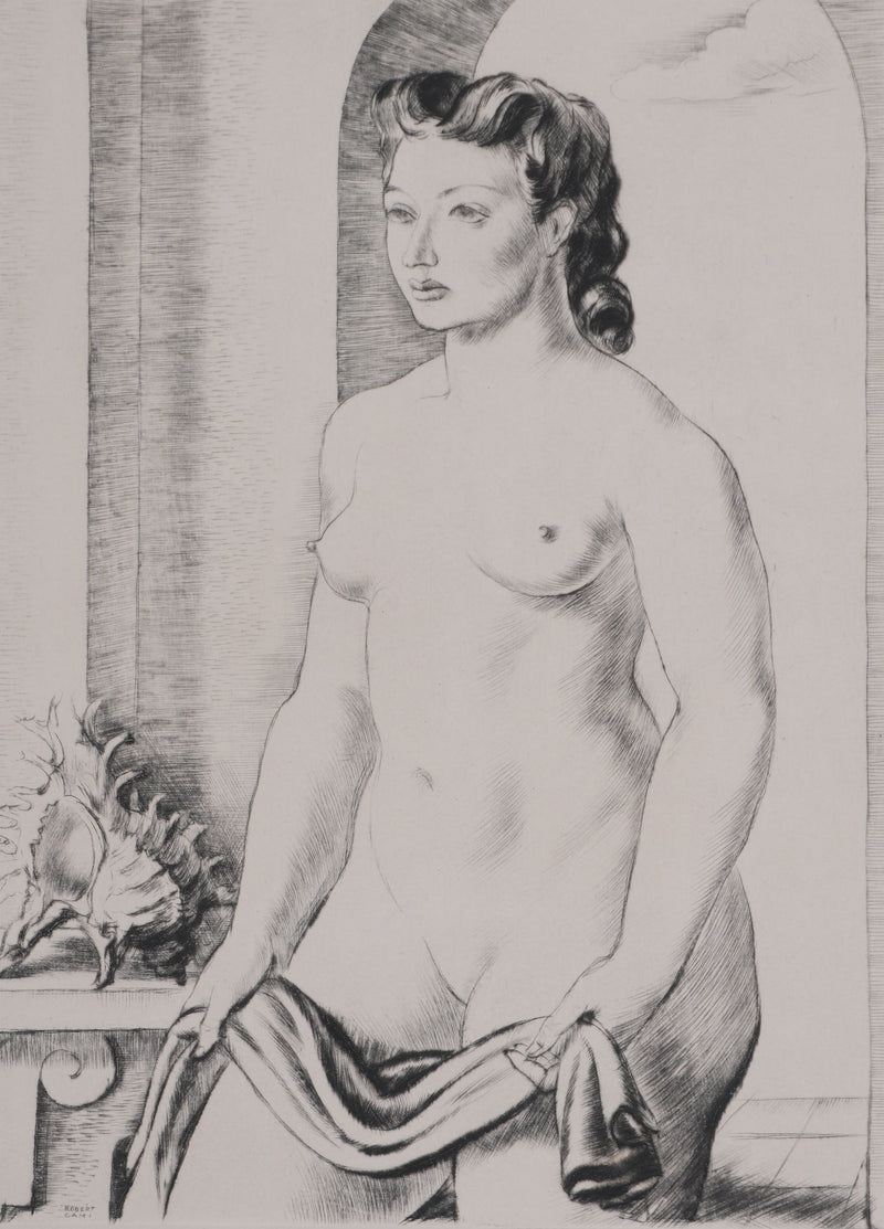 Robert CAMI : Nu, Gravure originale signée