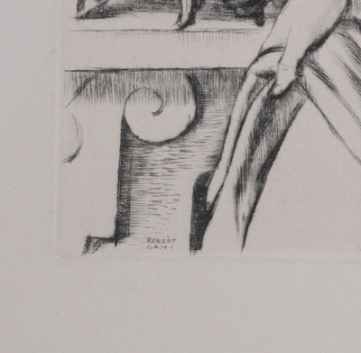 Robert CAMI : Nu, Gravure originale signée