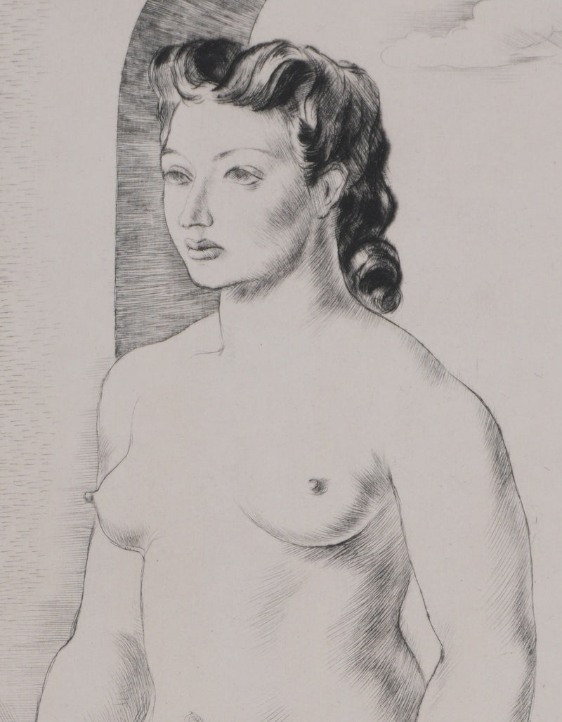 Robert CAMI : Nu, Gravure originale signée