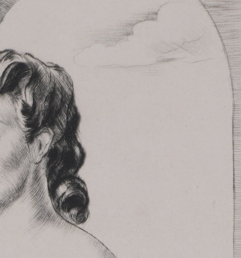 Robert CAMI : Nu, Gravure originale signée