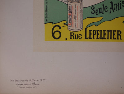 Léo GAUSSON : Lessive Figaro, Lithographie originale signée