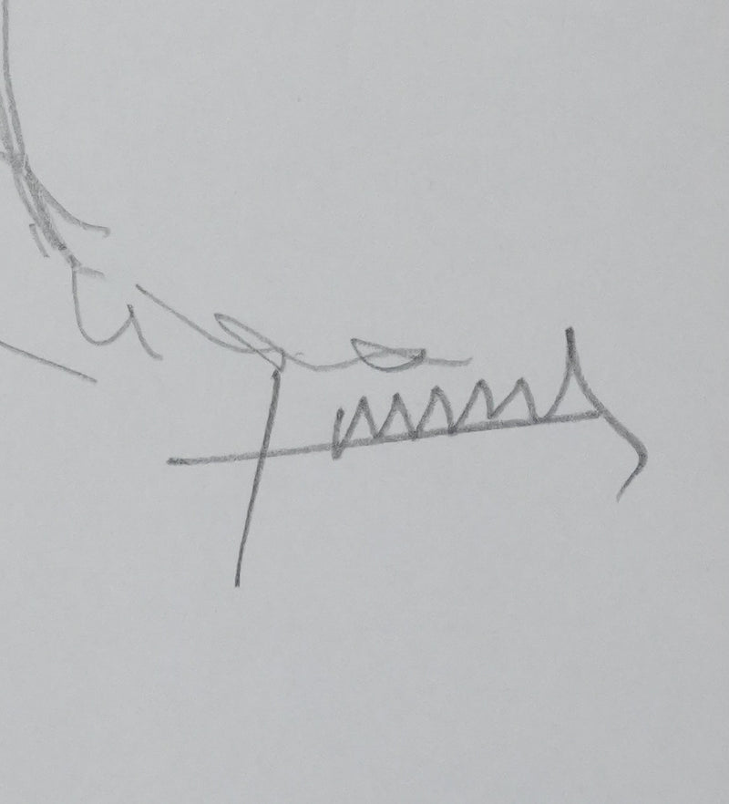 Autographe original de François CARADEC (photo de détail 4) - Crédit photo : Galerie Art.Paris