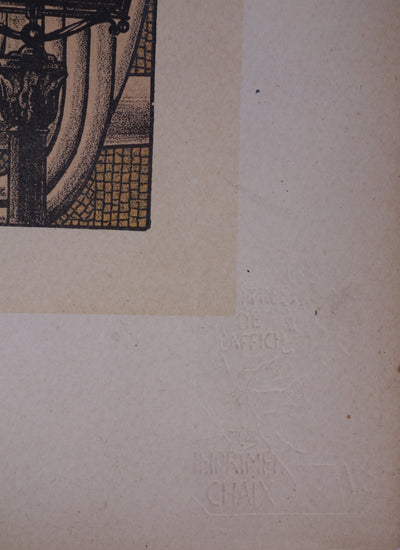 Giovanni MATALONI : Femme au tournesol, Lithographie originale signée