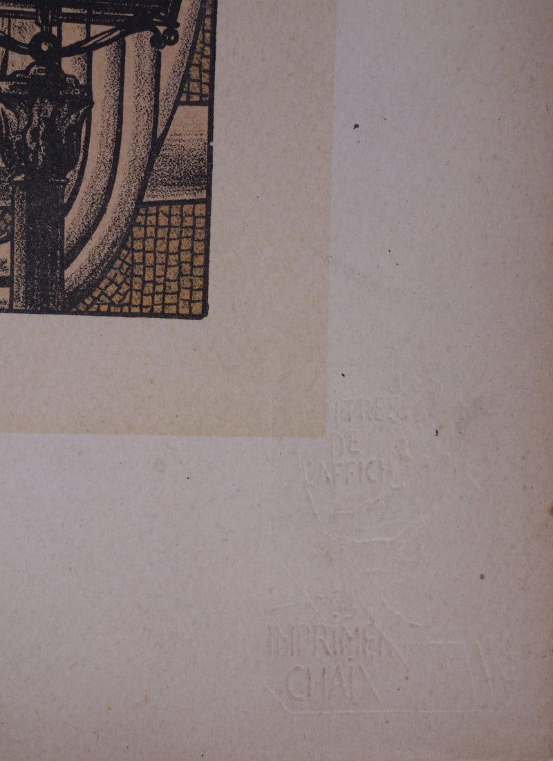 Giovanni MATALONI : Femme au tournesol, Lithographie originale signée