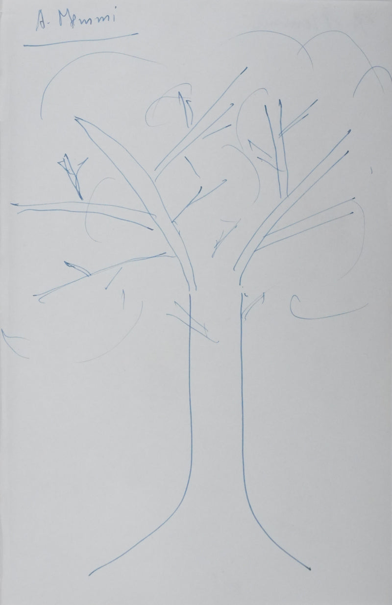 Autographe original de Albert MEMMI (vue générale) - Crédit photo : Galerie Art.Paris