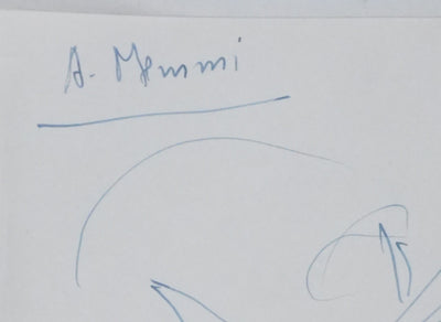 Autographe original de Albert MEMMI (photo de détail 4) - Crédit photo : Galerie Art.Paris