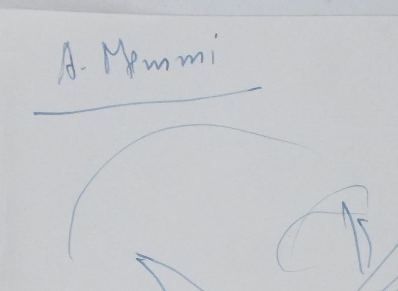 Autographe original de Albert MEMMI (photo de détail 4) - Crédit photo : Galerie Art.Paris