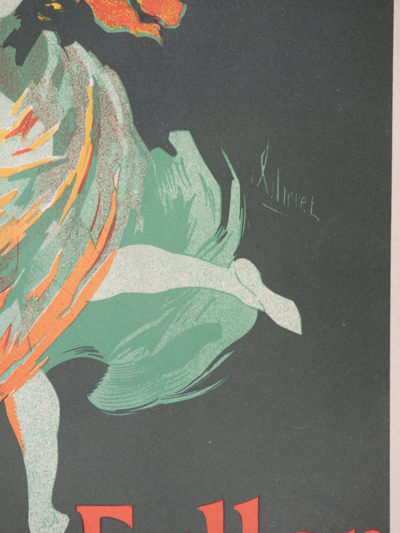Jules CHERET : Les Folies-Bergères, La Loïe Fuller, Lithographie originale signée