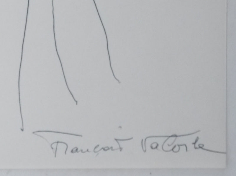 Autographe original de François VALORBE (photo de détail 3) - Crédit photo : Galerie Art.Paris