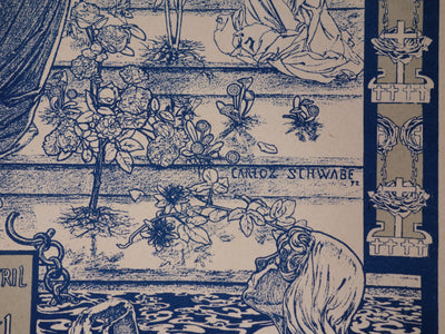 Carloz SCHWABE : Femmes illuminées, Lithographie originale signée