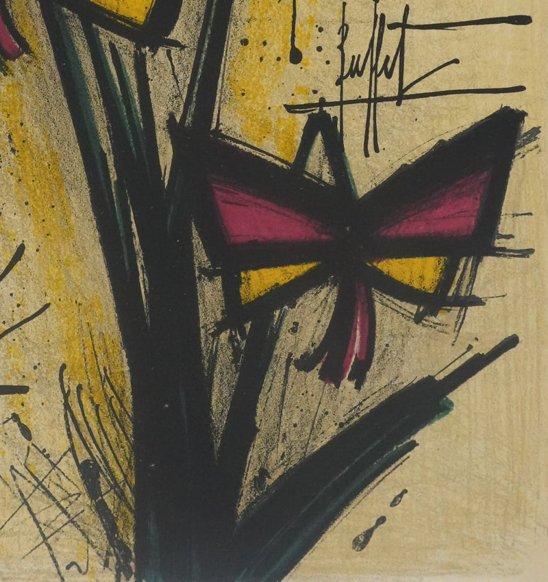 Bernard BUFFET : La pensée, Lithographie originale signée