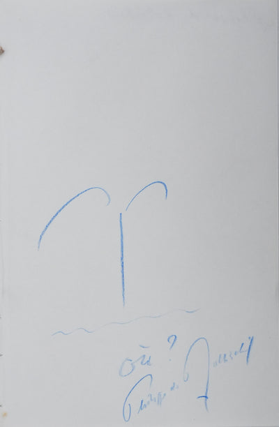 Autographe original de Philippe DE ROTCHILD (vue générale) - Crédit photo : Galerie Art.Paris