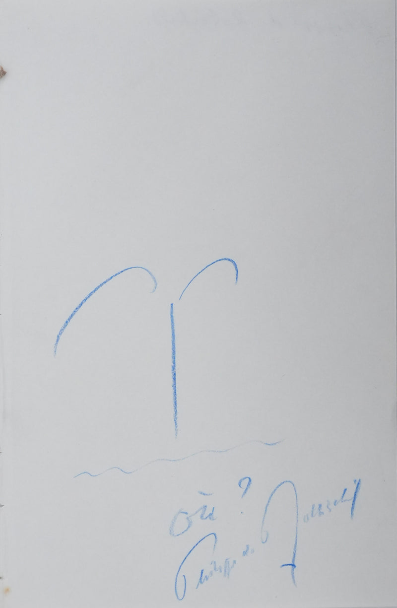 Autographe original de Philippe DE ROTCHILD (vue générale) - Crédit photo : Galerie Art.Paris