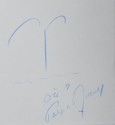 Autographe original de Philippe DE ROTCHILD (photo de détail 2) - Crédit photo : Galerie Art.Paris