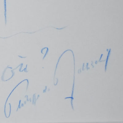 Autographe original de Philippe DE ROTCHILD (photo de détail 3) - Crédit photo : Galerie Art.Paris