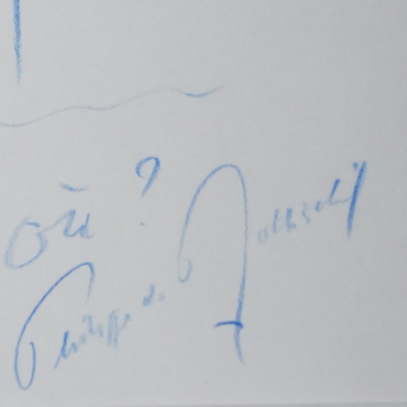 Autographe original de Philippe DE ROTCHILD (photo de détail 3) - Crédit photo : Galerie Art.Paris