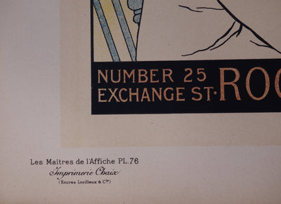 M. Louise STOWELL : Old Book Man, Lithographie originale signée