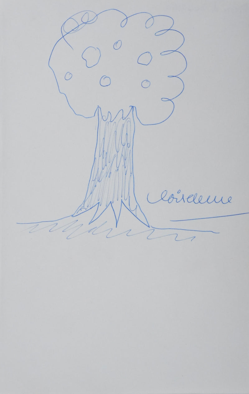 Autographe original de Pierre DE BOISDEFFRE (vue générale) - Crédit photo : Galerie Art.Paris