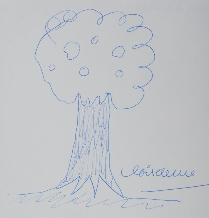 Autographe original de Pierre DE BOISDEFFRE (photo de détail 3) - Crédit photo : Galerie Art.Paris