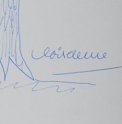 Autographe original de Pierre DE BOISDEFFRE (photo de détail 2) - Crédit photo : Galerie Art.Paris