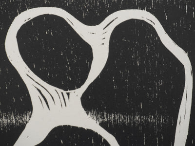 Claude BOGRATCHEW : Abstraction organique, Gravure originale
