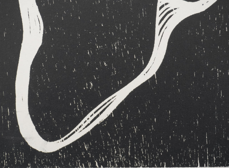 Claude BOGRATCHEW : Abstraction organique, Gravure originale