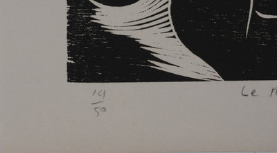Claude BOGRATCHEW : Corps abstrait, Gravure originale