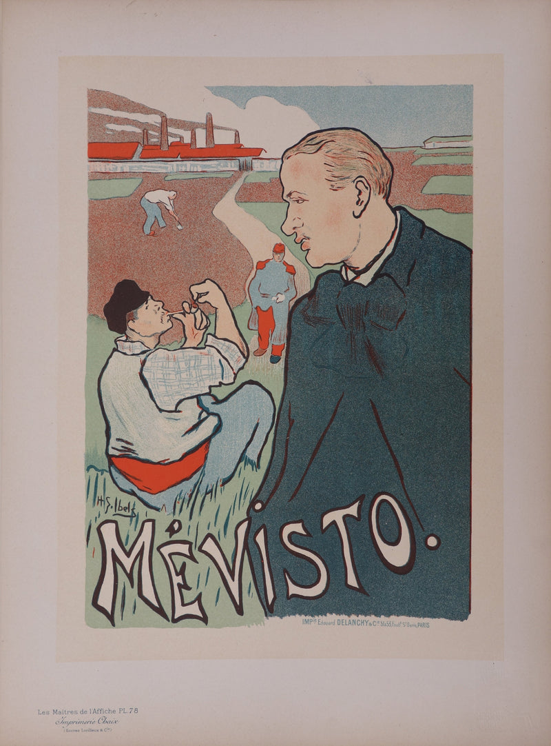 Henri-Gabriel IBELS : Mévisto, Lithographie originale signée