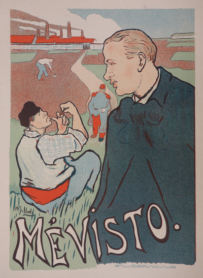 Henri-Gabriel IBELS : Mévisto, Lithographie originale signée