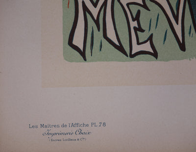 Henri-Gabriel IBELS : Mévisto, Lithographie originale signée
