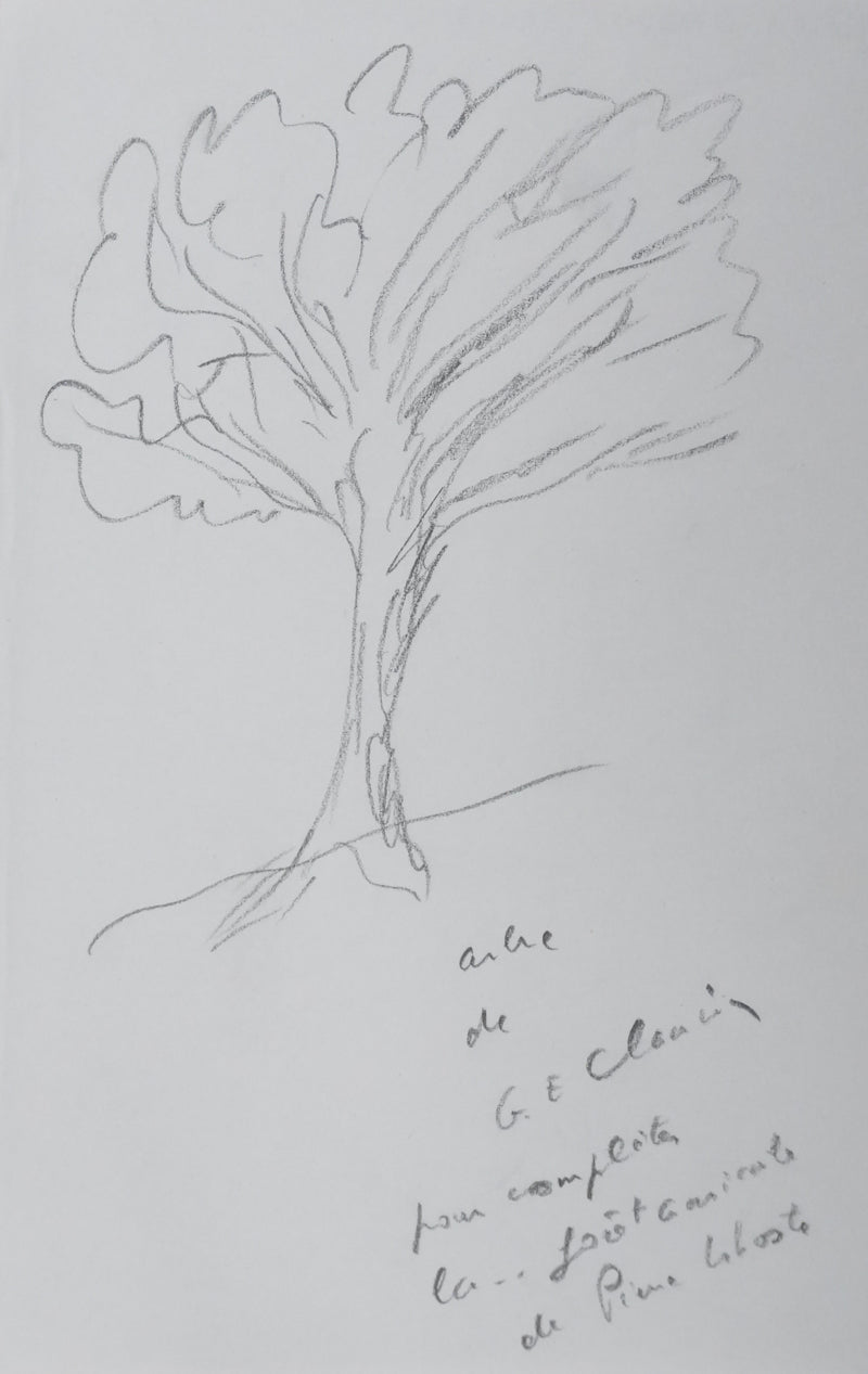 Autographe original de Georges Emmanuel CLANCIER (vue générale) - Crédit photo : Galerie Art.Paris