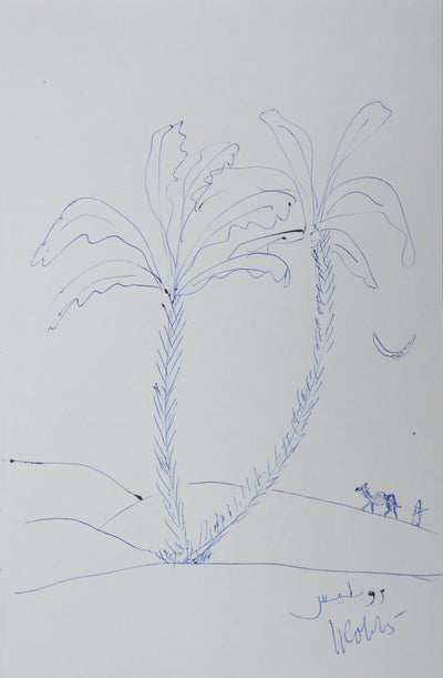 Autographe original de Emmanuel ROBLES (vue générale) - Crédit photo : Galerie Art.Paris