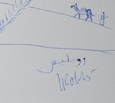Autographe original de Emmanuel ROBLES (photo de détail 2) - Crédit photo : Galerie Art.Paris