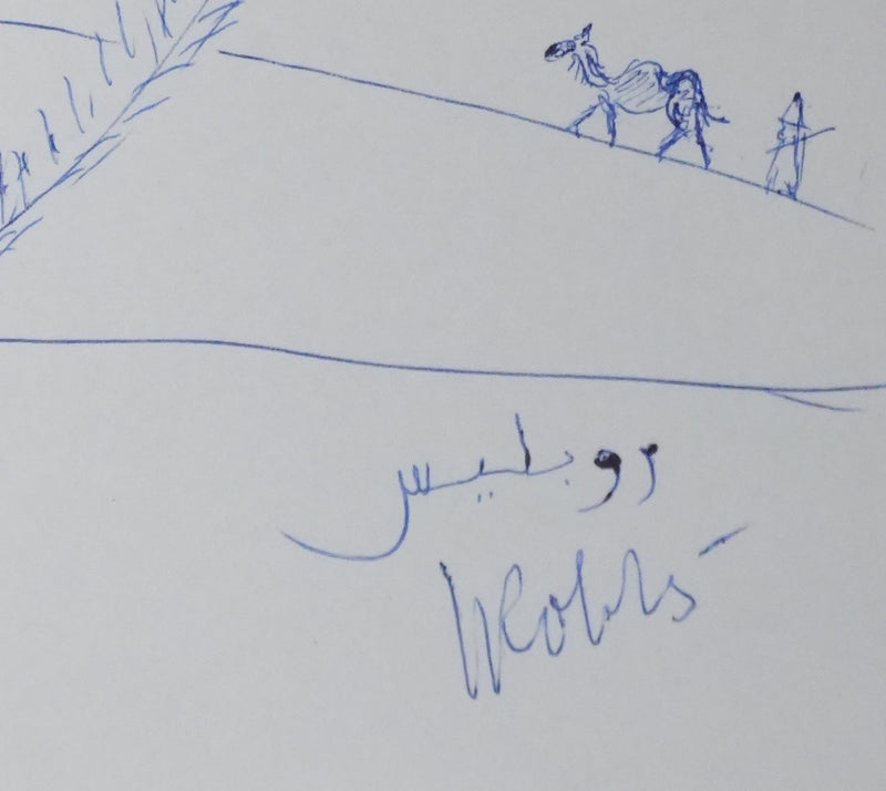 Autographe original de Emmanuel ROBLES (photo de détail 2) - Crédit photo : Galerie Art.Paris