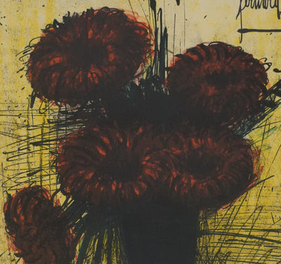 Bernard BUFFET : Les soucis, Lithographie originale signée