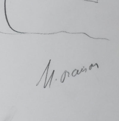 Marc ORAISON : L'arbre de la spiritualité, Autographe et dessin original signé