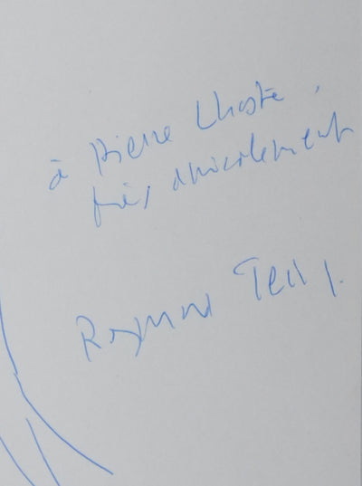 Autographe original de Raymond JEAN (photo de détail 2) - Crédit photo : Galerie Art.Paris