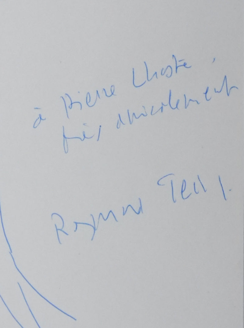 Autographe original de Raymond JEAN (photo de détail 2) - Crédit photo : Galerie Art.Paris