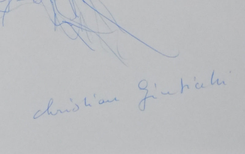Autographe original de Christian GIUDICELLI (photo de détail 2) - Crédit photo : Galerie Art.Paris